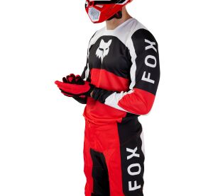 FOX 180 Nitro Jersey - Extd Sizes - M, Fluo RED MX24