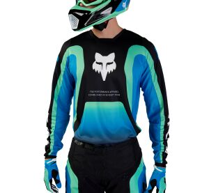 FOX 180 Ballast Jersey - Black/Blue MX24