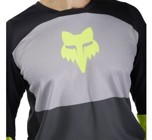 FOX 180 Flow Jersey - Black/Yellow