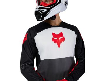 FOX 180 Flow Jersey - White/Red