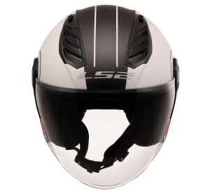 LS2 OF616 AIRFLOW II COVER MATT WHITE RED-06