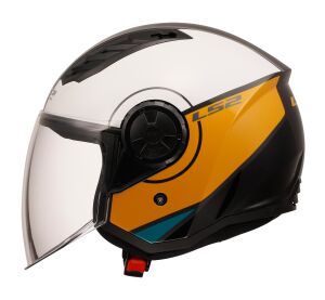 LS2 OF616 AIRFLOW II COVER WHITE BROWN-06