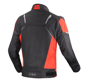 LS2 ZOOM MAN JACKET BLACK RED