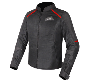 LS2 BREEZE MAN JACKET BLACK RED