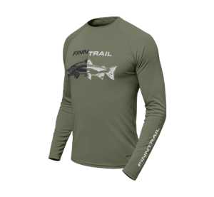 Finntrail Longsleeve Wave Fish Khaki