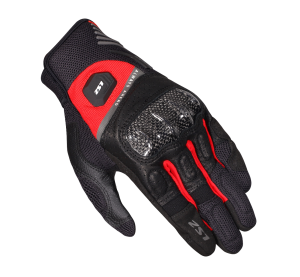 LS2 ATOM MAN GLOVES BLACK RED