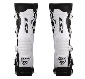 LS2 RAPTOR MAN BOOTS BLACK WHITE