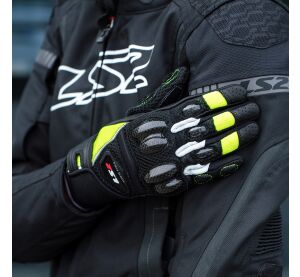 LS2 SPARK 2 AIR MAN GLOVES BLACK H-V YELLOW L