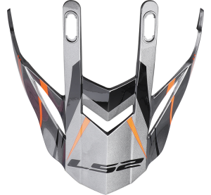 LS2 MX436 EVO PEAK KNIGHT TITANIUM ORANGE