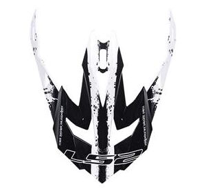 LS2 MX470 PEAK INTRUDER BLACK WHITE