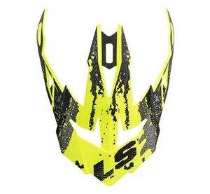 LS2 MX470 PEAK CLAW MAT HI VIS YELLOW