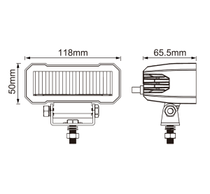SHARK LED Work Light 4,6" 20W