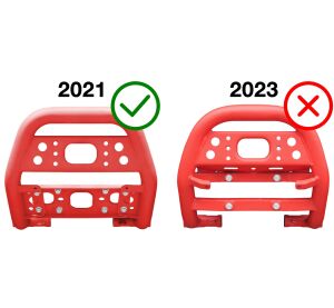 XRW FRONT BUMPER ALU SX1 BLACK - SEGWAY SNARLER AT6 S/L (2021-2022)