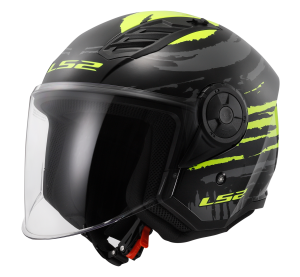 LS2 OF616 AIRFLOW II BRUSH BLACK H-V YELLOW-06