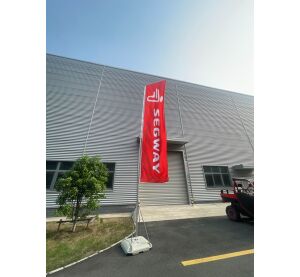 H7M Segway outdoor flag with watertank
