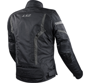 LS2 GATE LADY JACKET BLACK DARK GREY