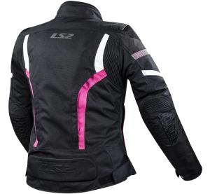 LS2 GATE LADY JACKET BLACK PINK