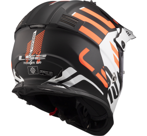 LS2 MX436 PIONEER EVO ADVENTURER BLACK WHITE