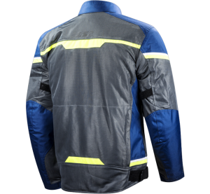 LS2 RIVA MAN JACKET BLUE DARK GREY H-V YELLOW