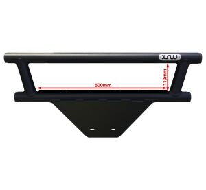 XRW FRONT BUMPER BR21 BLACK - CAN-AM MAVERICK X3 XRS