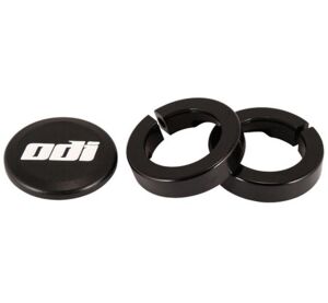 ODI GRIPS Set Lock Jaw Clamps w/Snap Caps - Black