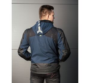 LS2 ZIRCONIUM MAN JACKET BLUE BLACK H-V YELLOW