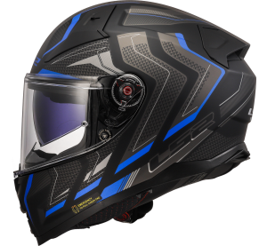 LS2 FF811 VECTOR II ALIZER M.BLACK BLUE-06
