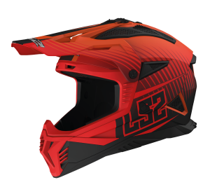 LS2 MX708 FAST II DUCK M.H-V ORANGE RED-06