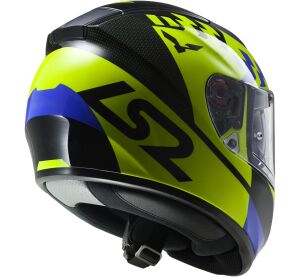 LS2 FF397 VECTOR PODIUM Hi-Vis Yellow Black FOG FIGHTER (PINLOCK)