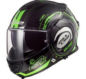 LS2 FF399 VALIANT NUCLEUS BLACK GLOW GREEN