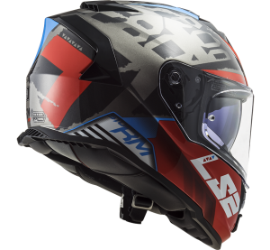 LS2 FF800 Storm SPRINTER Black Red Titanium