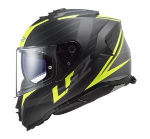LS2 FF800 STORM NERVE MATT BLACK H-V YELLOW