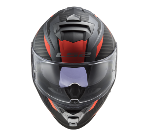 LS2 FF800 STORM RACER TITANIUM FLUO ORANGE