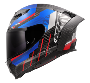 LS2 FF807 DRAGON TRAX BLUE RED
