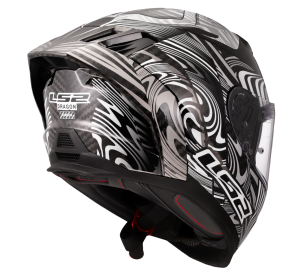 LS2 FF807 DRAGON ENTHUM SILVER