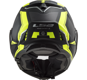 LS2 FF900 VALIANT II REVO MATT BLACK H-V YELLOW