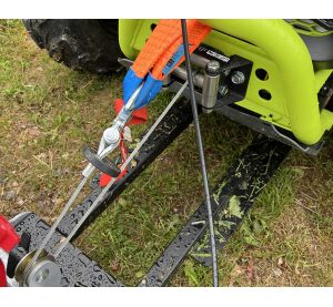 SHARK ATV čelní mulčovač 100cm s  motorem  HONDA GX 270, stříbrná barva
