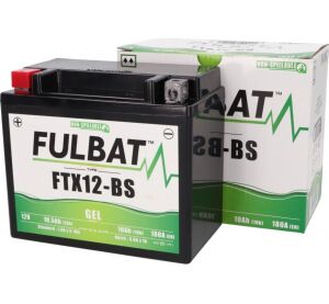 FULBAT baterie 12V/10Ah FTX12-BS (YTX12-BS) ACCESS Tomahawk, MAX, SUZUKI, KAWASAKI