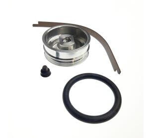 Piston Assembly: Floating(1.834 Bore) w/Std Temperature O-Ring, Max volume bleed and