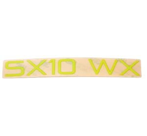 SX10 WX DECAL (GREEN 72 INCH)