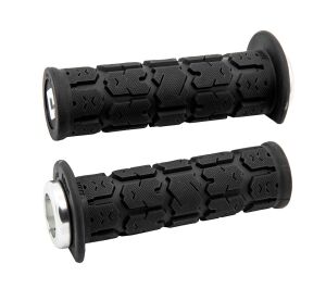 ODI GRIPS Rogue ATV Lock-on v2.1, 125 mm, Black/Silver clamps