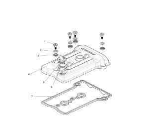 Cylinder head cover sub-assembly