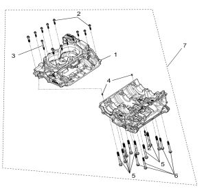 Crankcase sub-assembly