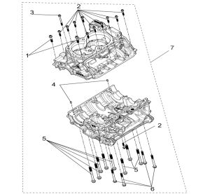 Crankcase sub-assembly