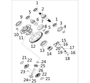 DB-23800-10 DIFFERENTIAL ASSY