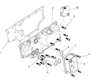 Lower crankcase cover sub-assembly