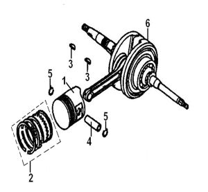 Crankshaft,Conneeting Rod,pistion