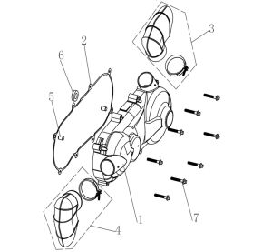 Crankcase Cover Assy ,left