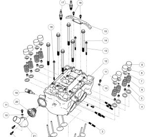 Cylinder head (valves)