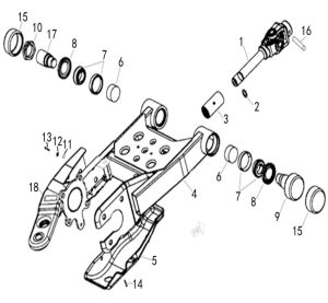 SWINGARM ASSY